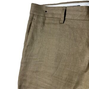 J Crew Ludlow Irish Linen Pants Light Brown Tan Slim Sz W33x31